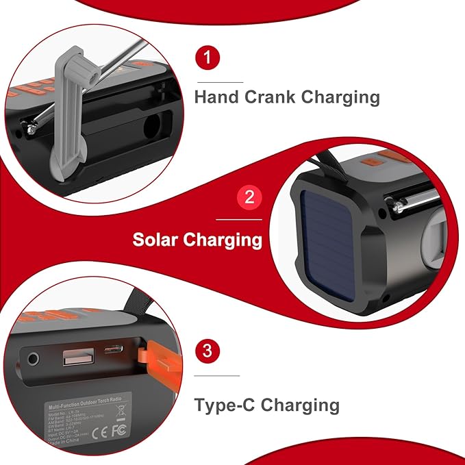 7A/7D DAB Multi-Function Emergency Radio