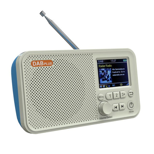 C10 Portable DAB/DAB+ & FM Digital Radio – Rechargeable Bluetooth Speaker with LED Display