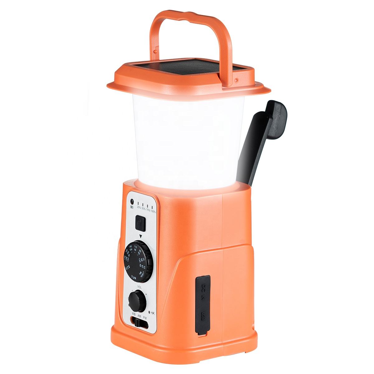 IR-008 Solar Hand Crank Lantern & Emergency Radio