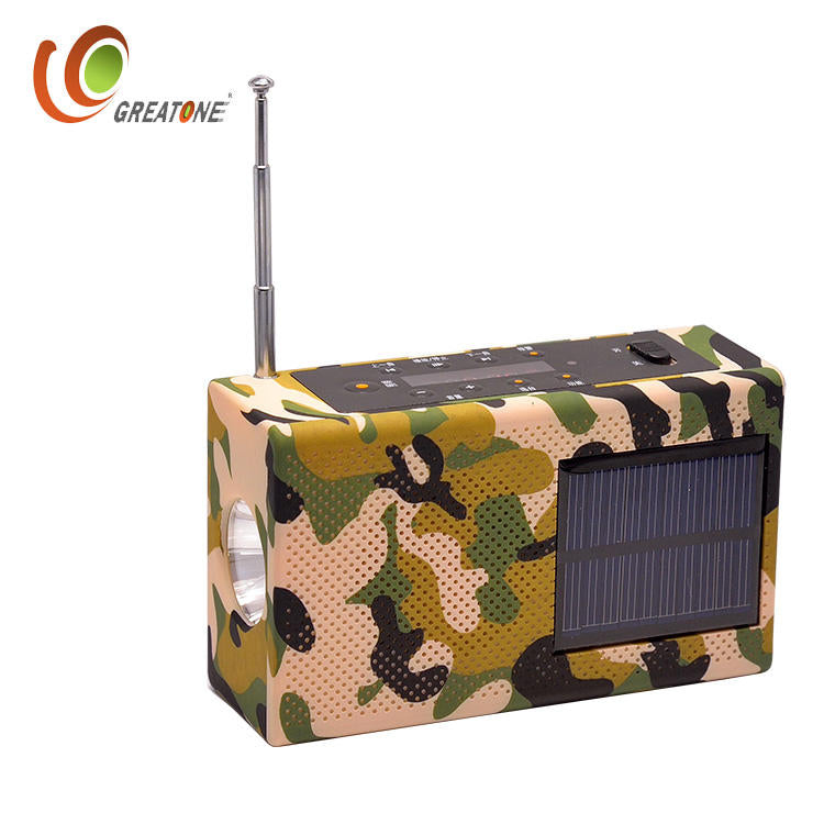 IR-019 Solar Radio - 2000mAh Emergency Dynamo Radio for Adventures