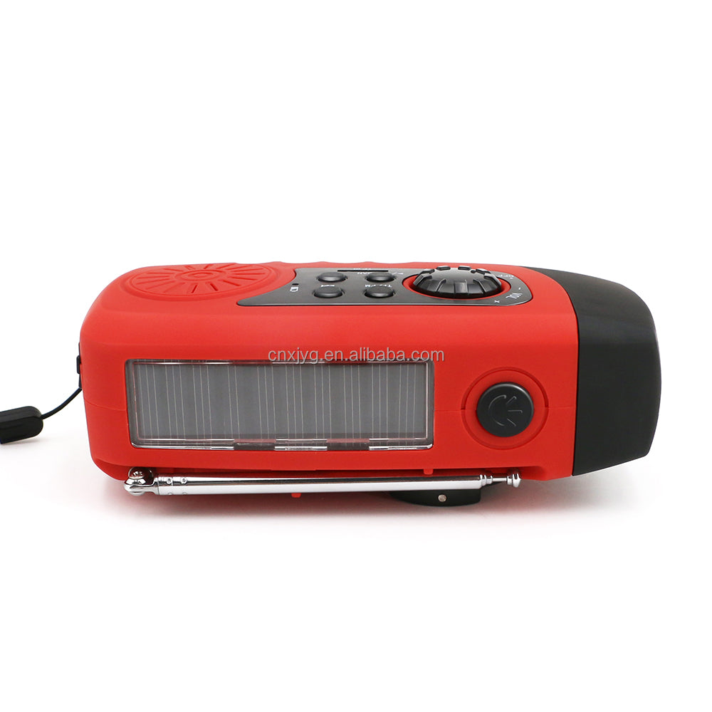 IR-029TF Portable 2000mAh FM Weather Radio with TF Card Support - Essential Outdoor Gear