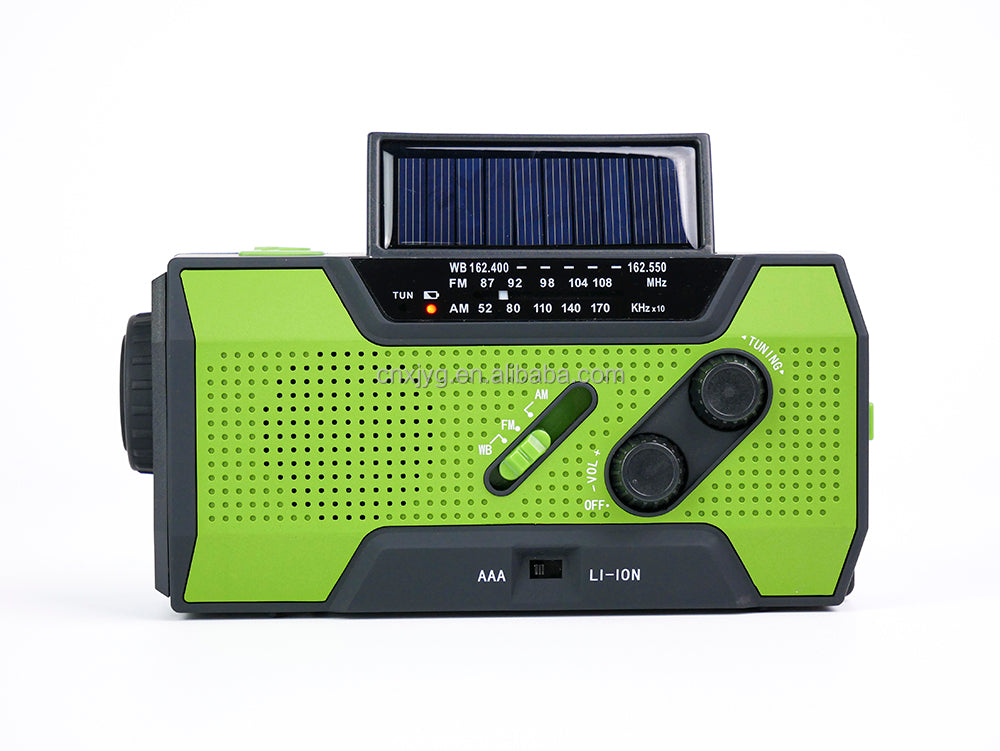 IR-030 Wholesale Fospower Disaster Kit Emergency Solar Hand Crank Portable Weather