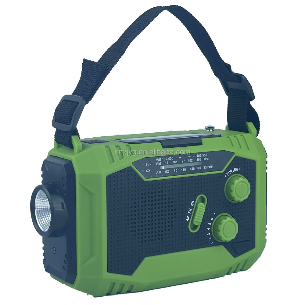 IR-031 AM FM NOAA Weather Alert Radio with LED Torch and Power Bank