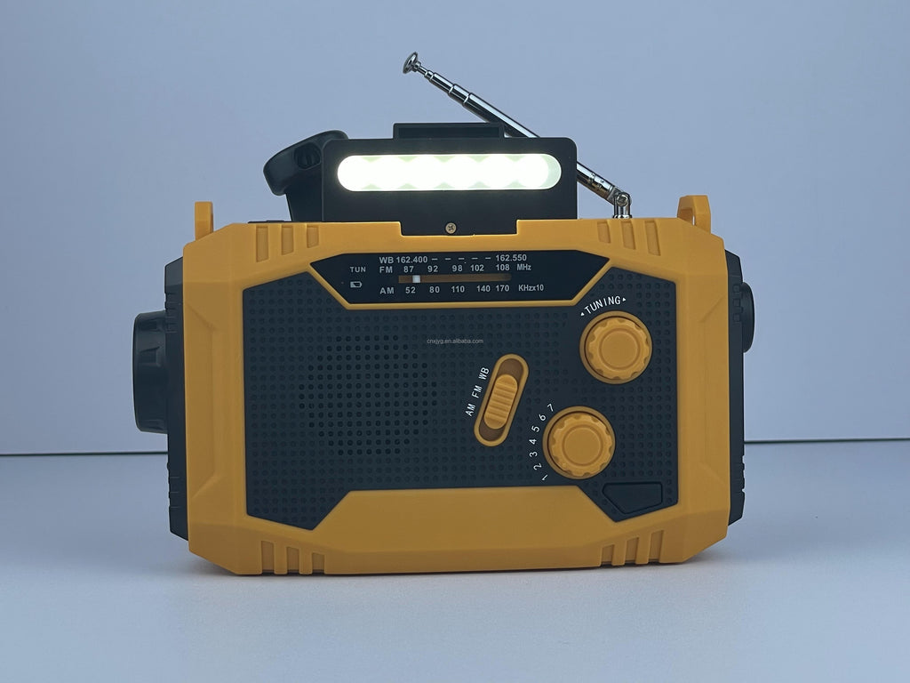 IR-031 AM FM NOAA Weather Alert Radio with LED Torch and Power Bank