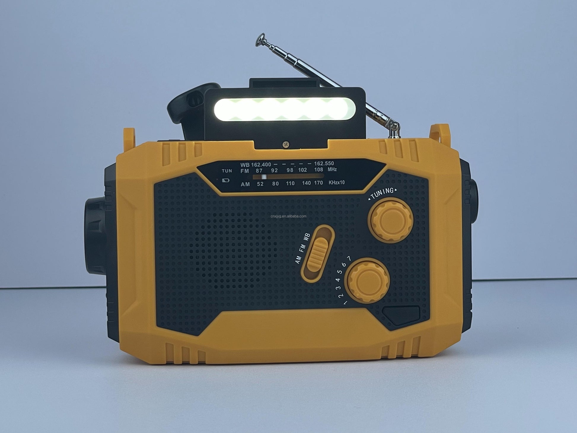 IR-031 AM FM NOAA Weather Alert Radio with LED Torch and Power Bank