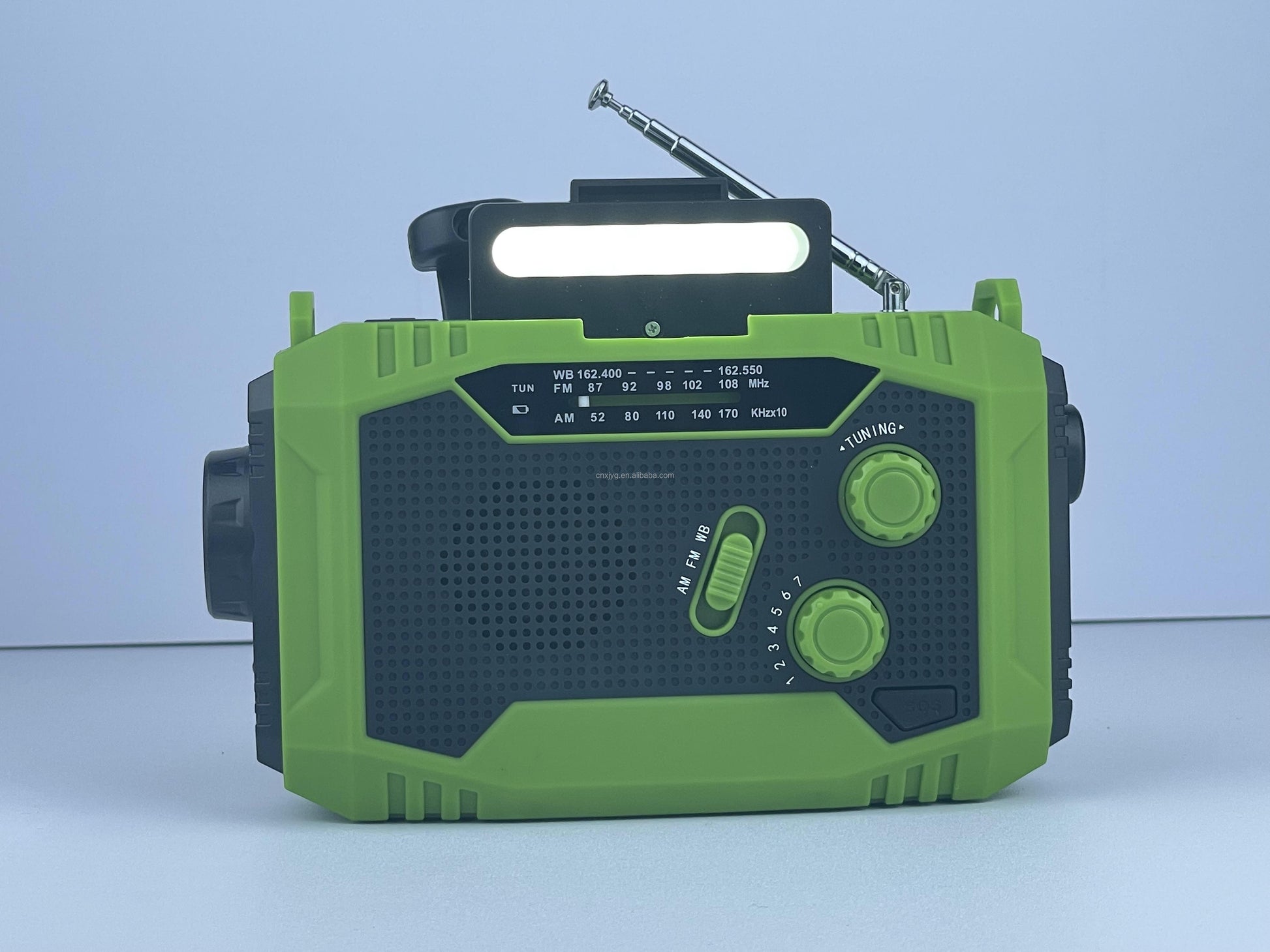 IR-031 AM FM NOAA Weather Alert Radio with LED Torch and Power Bank