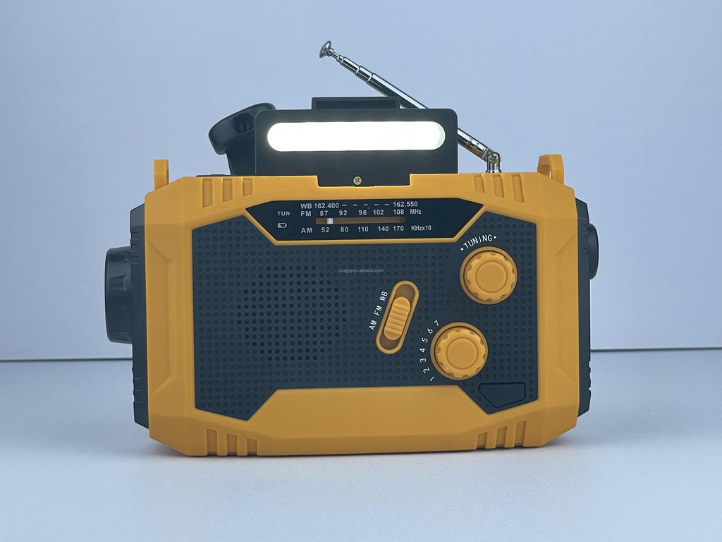 IR-031 AM FM NOAA Weather Alert Radio with LED Torch and Power Bank