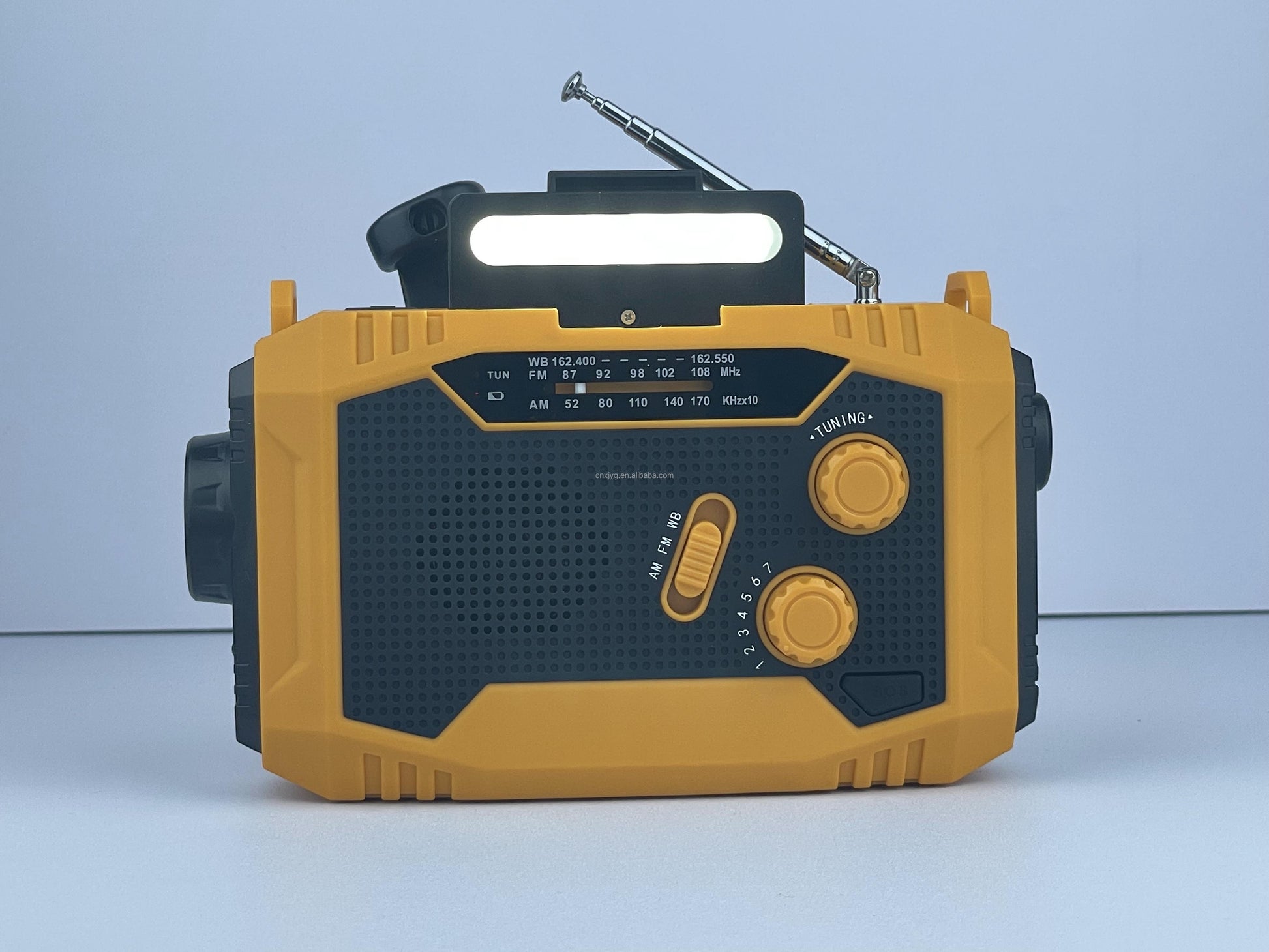 IR-031 AM FM NOAA Weather Alert Radio with LED Torch and Power Bank