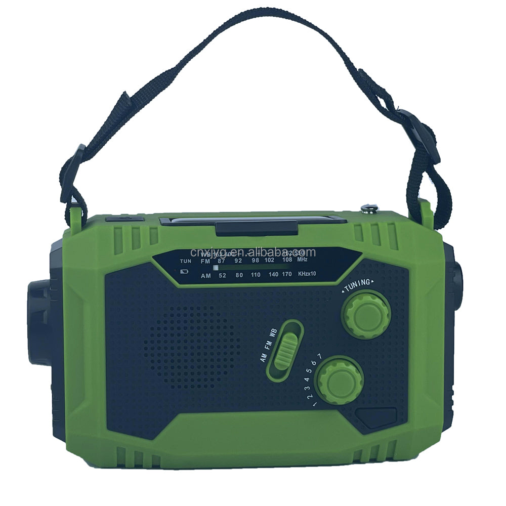 IR-031 AM FM NOAA Weather Alert Radio with LED Torch and Power Bank