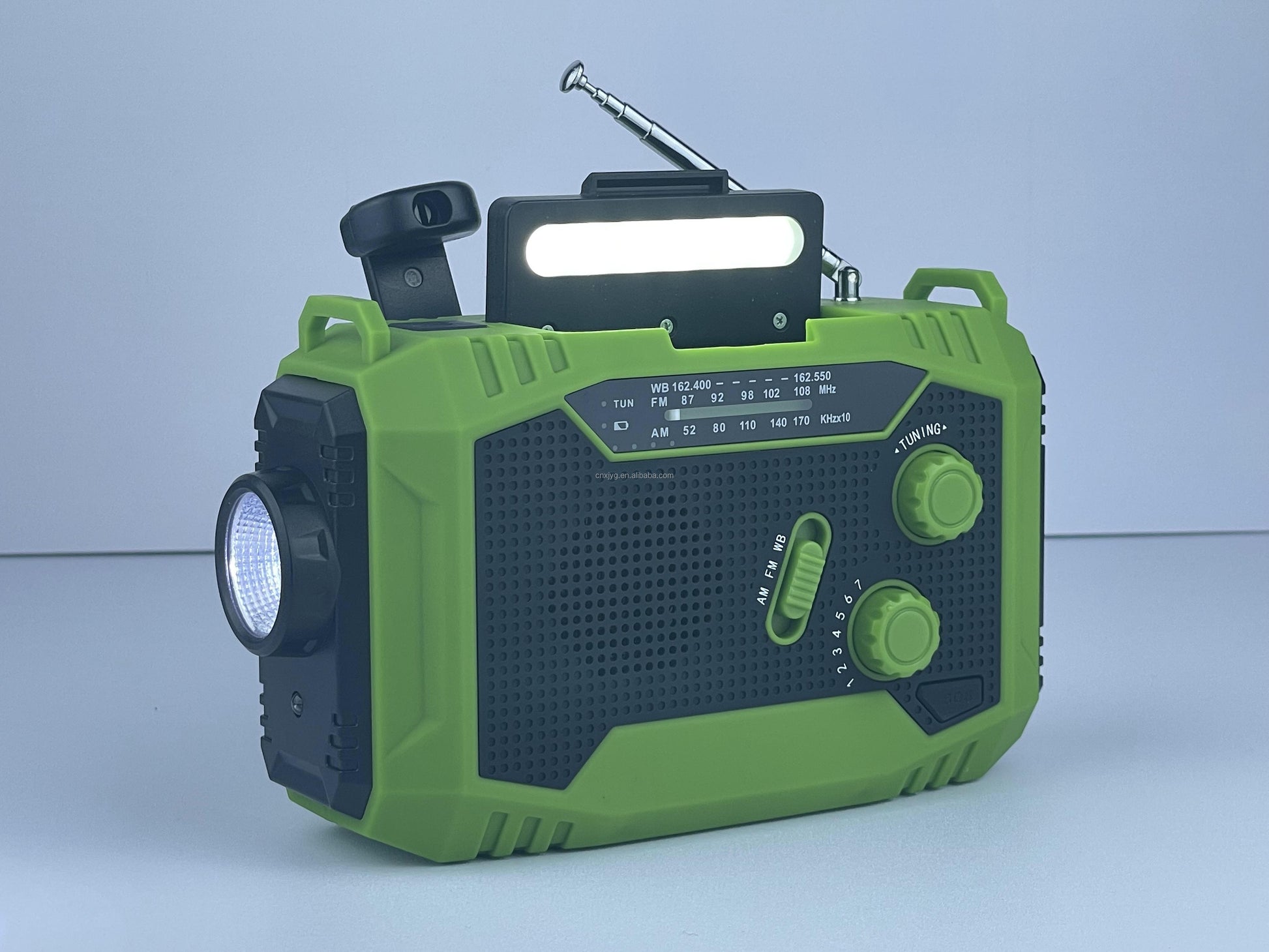 IR-031 AM FM NOAA Weather Alert Radio with LED Torch and Power Bank