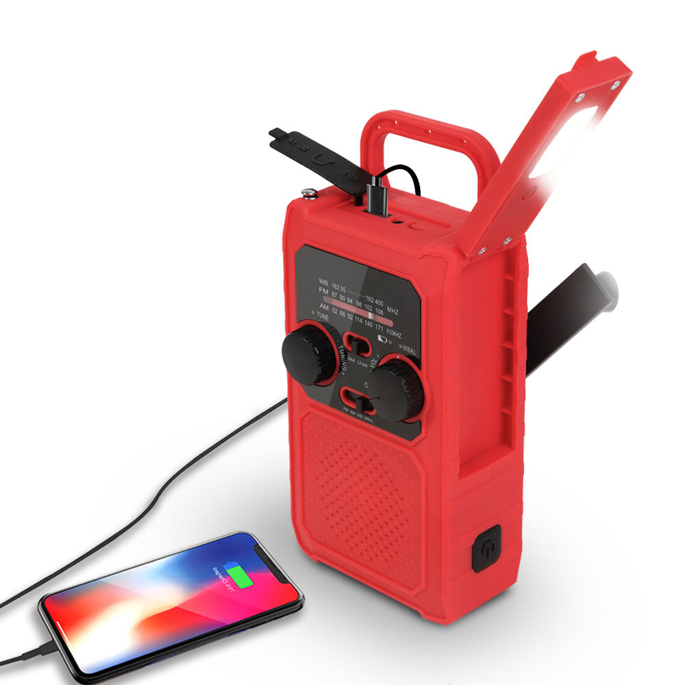 IR-038 Portable Solar Radio with 5000mAh Power Bank