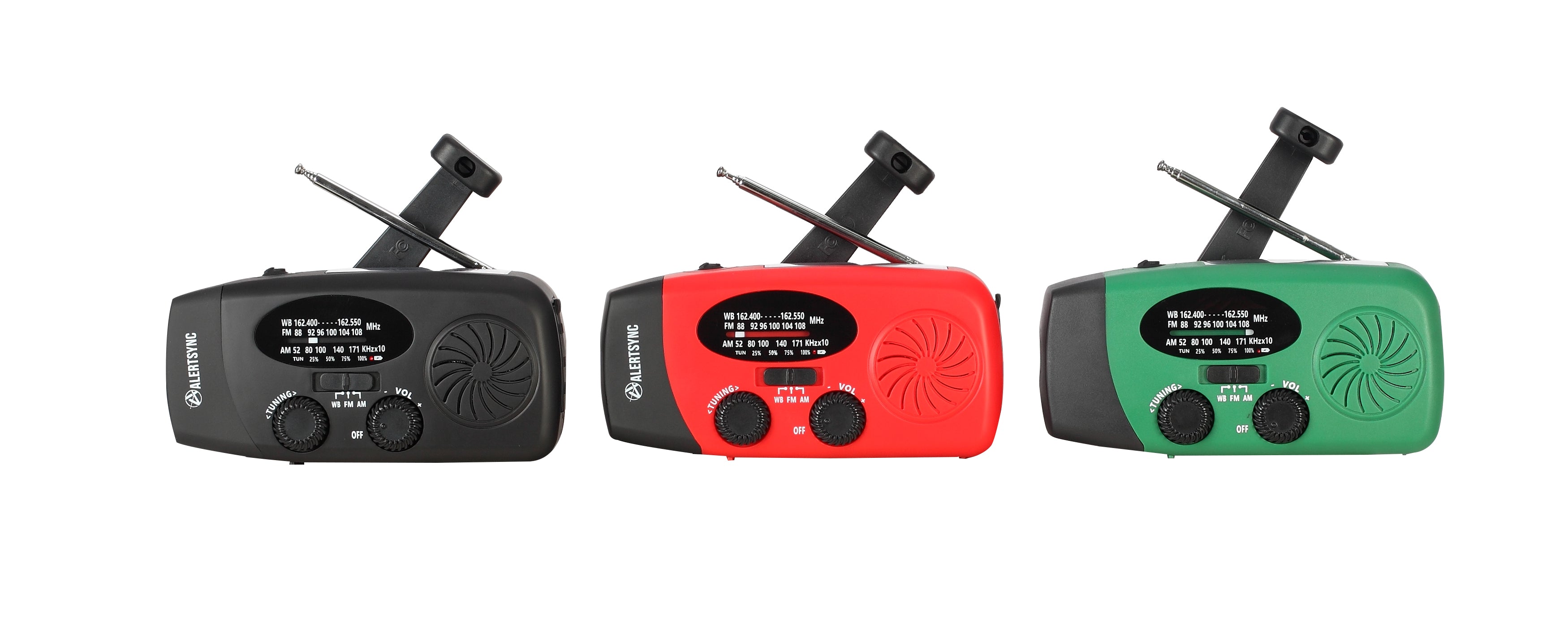 IR-088PLUS Mini Emergency Hand Crank Solar Radio with Flashligh