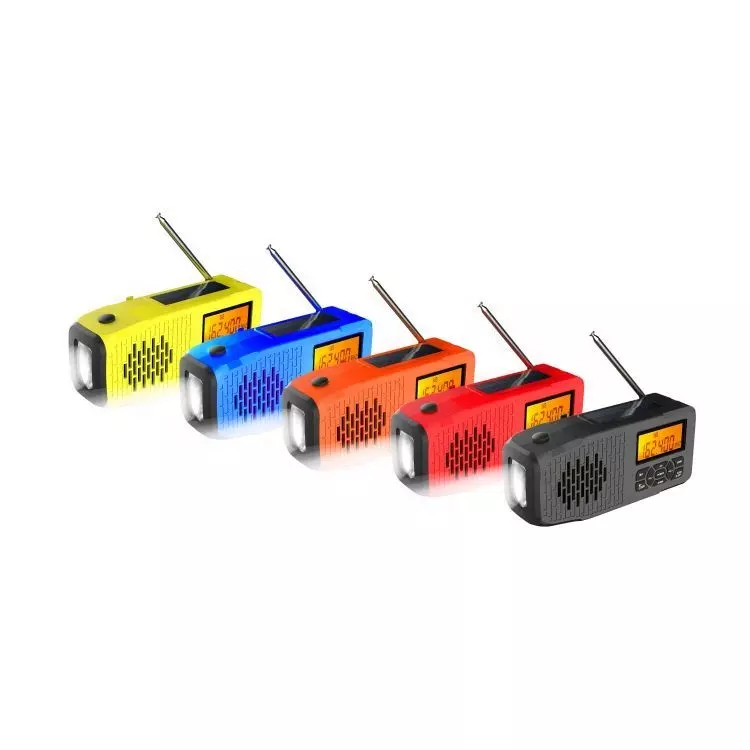 IR-098D Fashionable Portable Solar Radio with Flashlight
