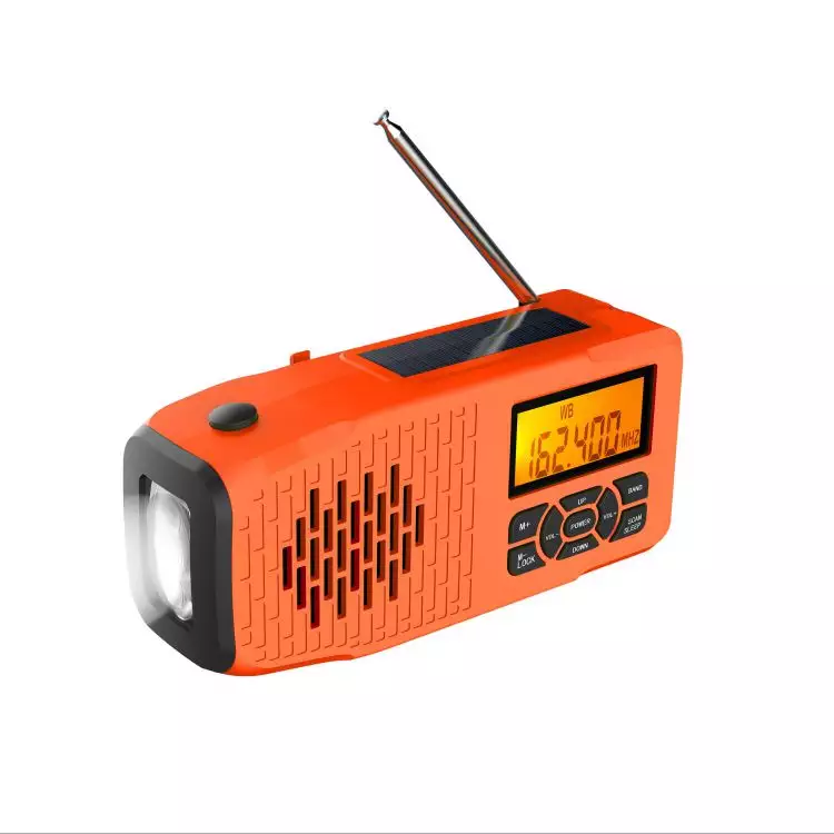 IR-098D Fashionable Portable Solar Radio with Flashlight