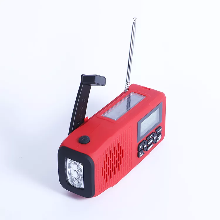 IR-098D Fashionable Portable Solar Radio with Flashlight