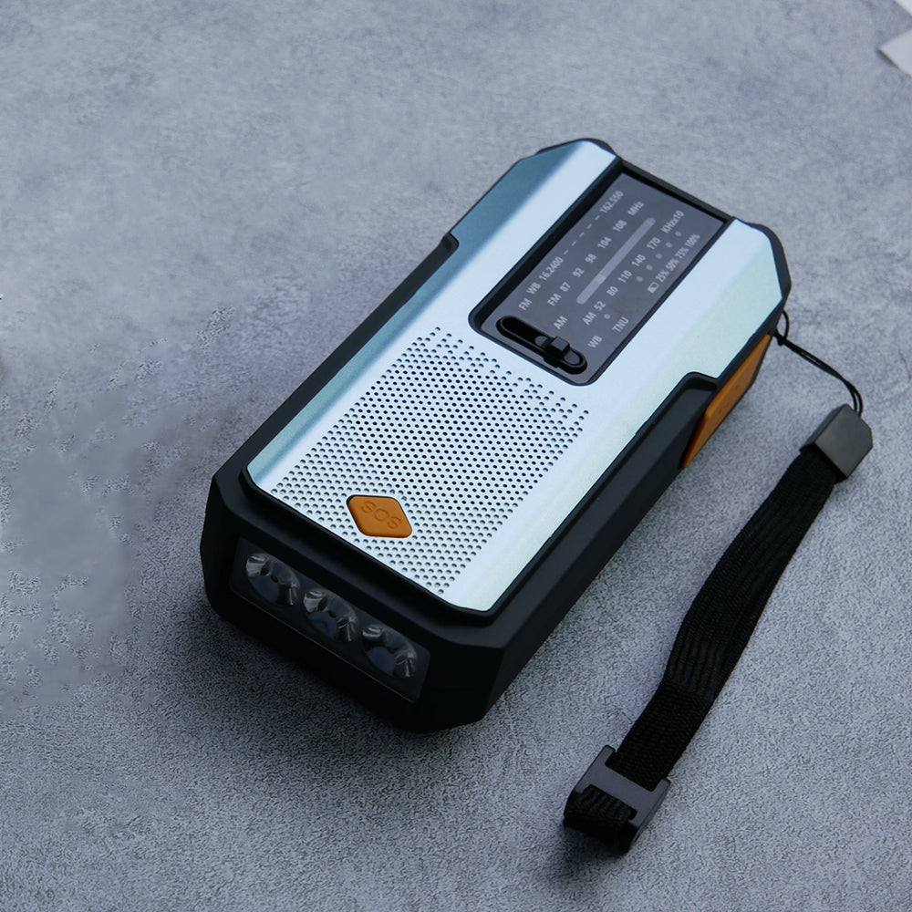IR-102 Portable AM FM NOAA Weather Alert Radio with Emergency Features