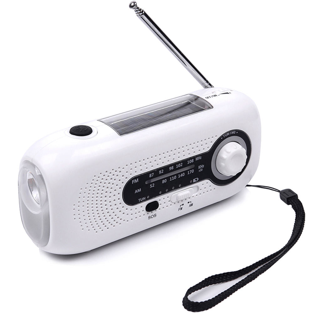 IR-232 Stylish Solar Macaron Color Weather Radio with Earphone Jack