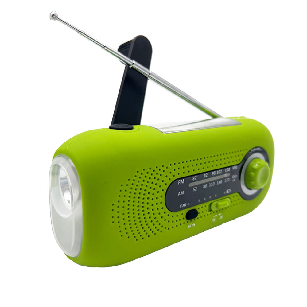 IR-232 Stylish Solar Macaron Color Weather Radio with Earphone Jack