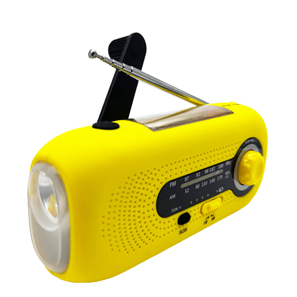 IR-232 Stylish Solar Macaron Color Weather Radio with Earphone Jack