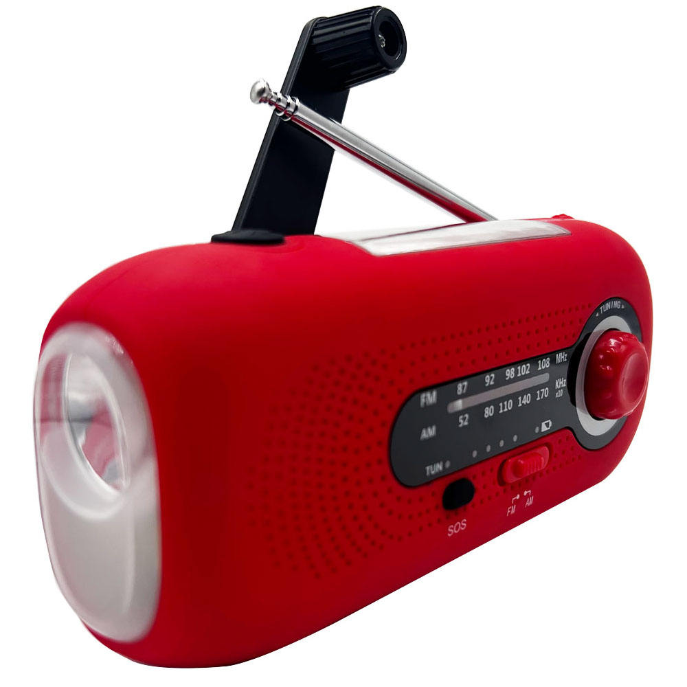 IR-232 Stylish Solar Macaron Color Weather Radio with Earphone Jack