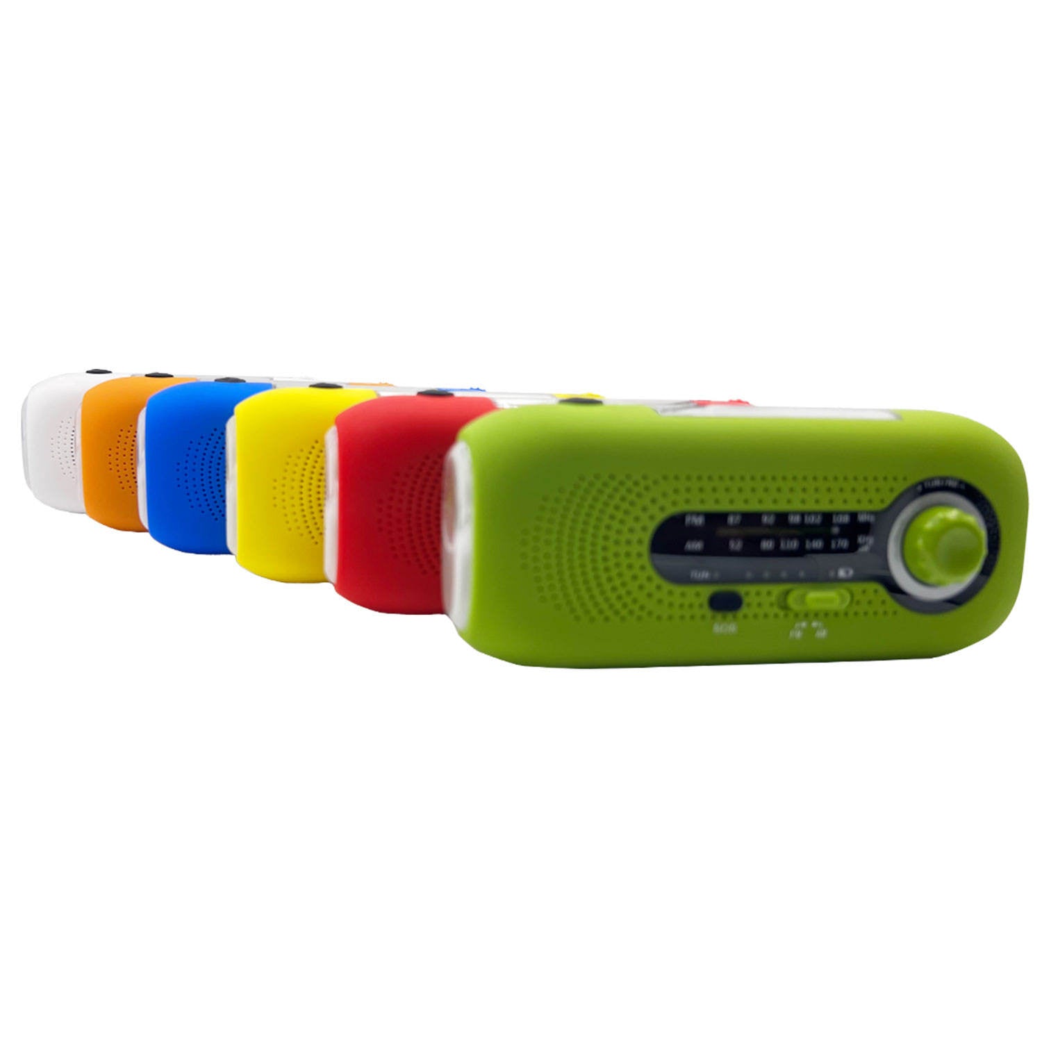 IR-232 Stylish Solar Macaron Color Weather Radio with Earphone Jack