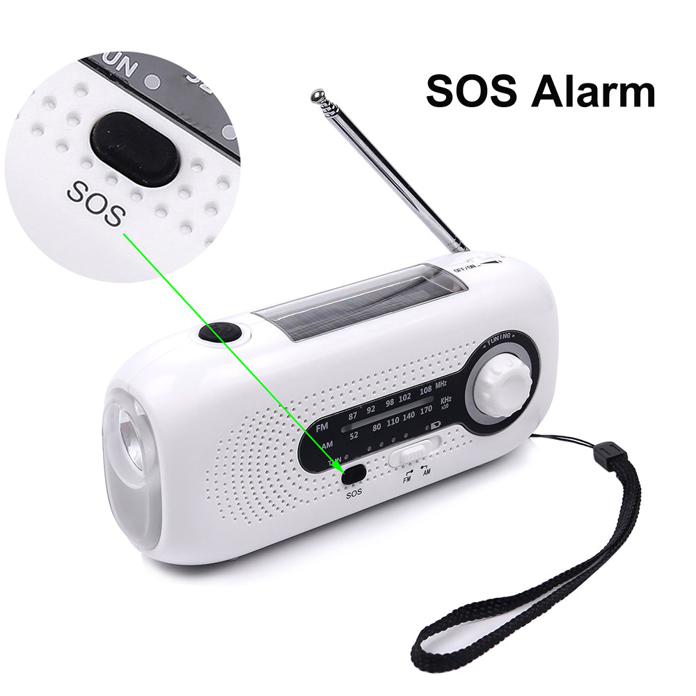 IR-232 Stylish Solar Macaron Color Weather Radio with Earphone Jack