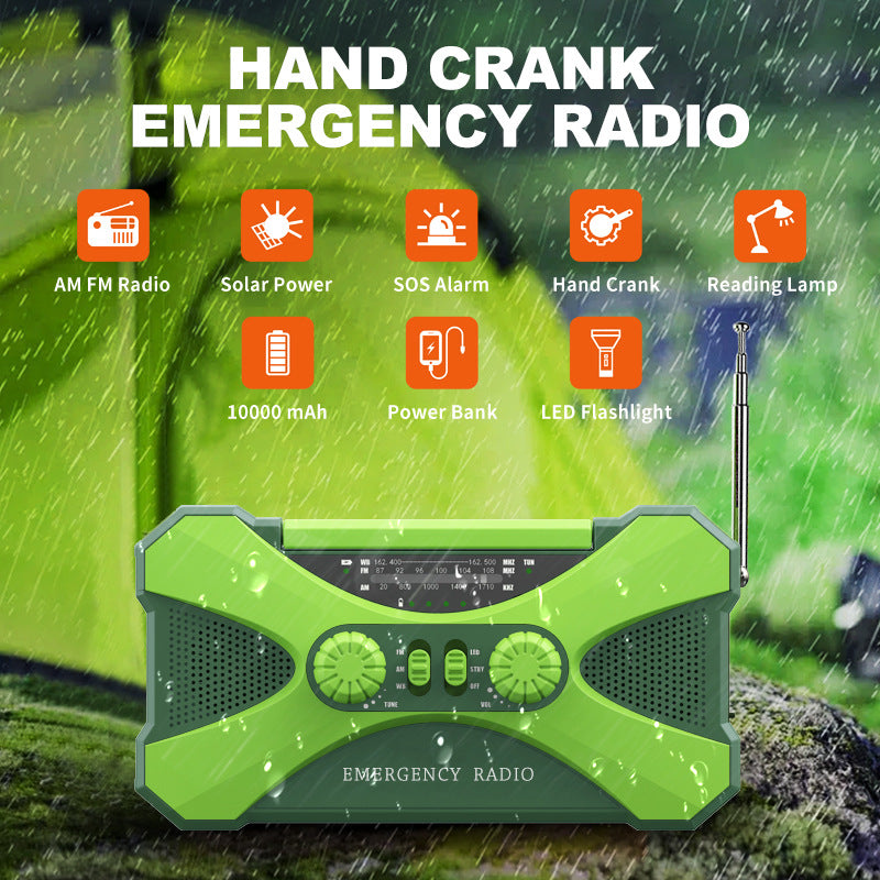 IR-308 Wholesale Portable Crank AM/FM Weather Radio