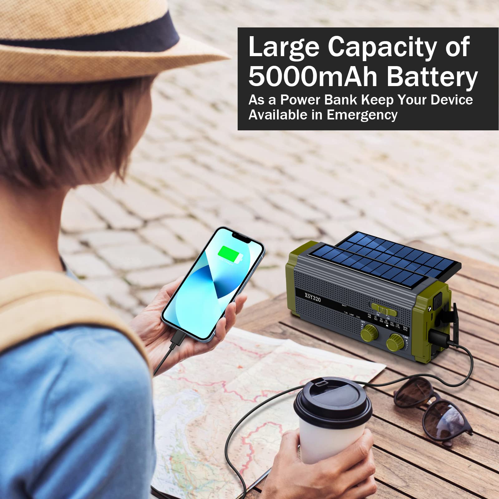 IR-320 Portable Emergency Mini AM/FM Radio