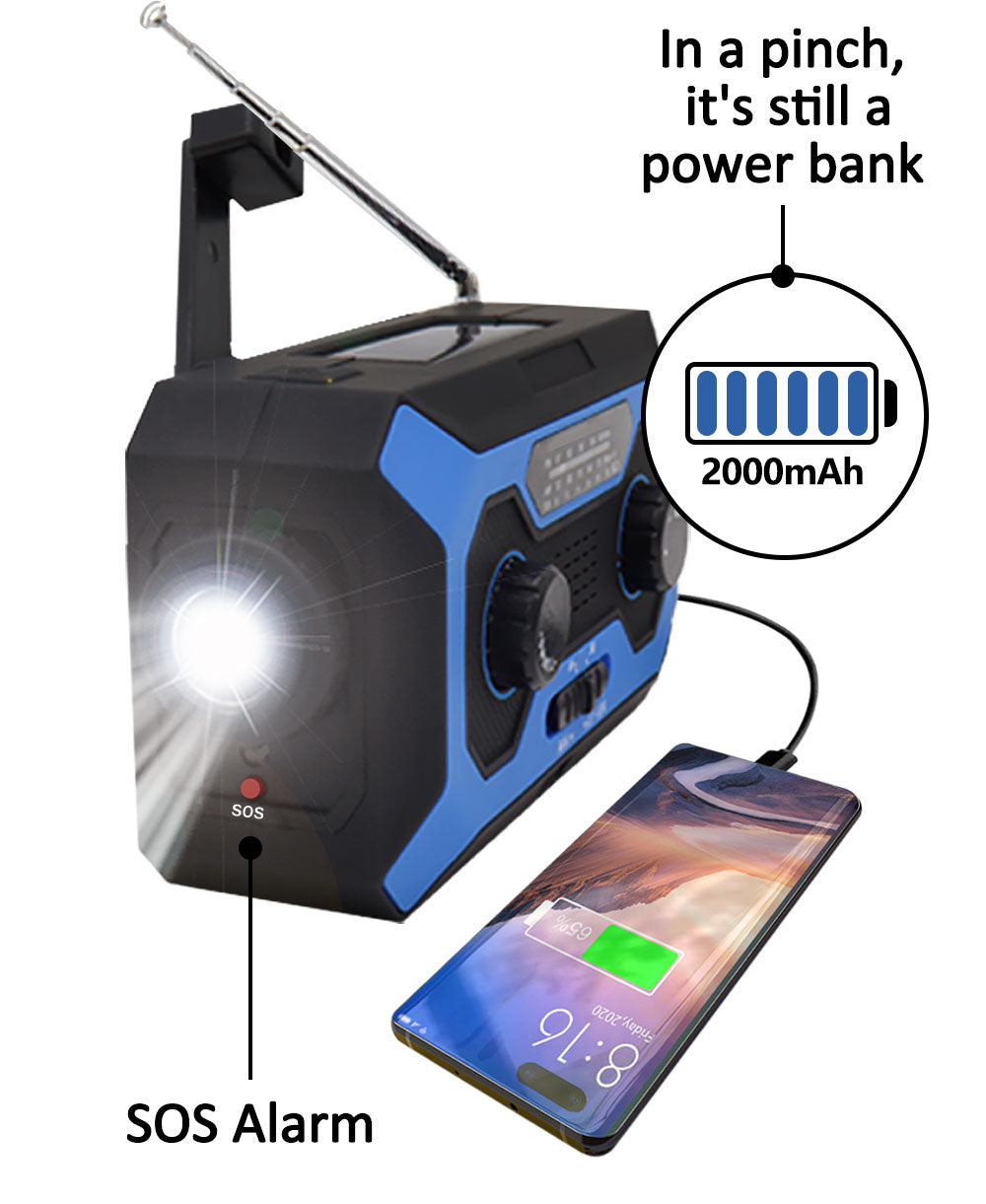 IR-452 Versatile Solar Radio for Weather Emergencies