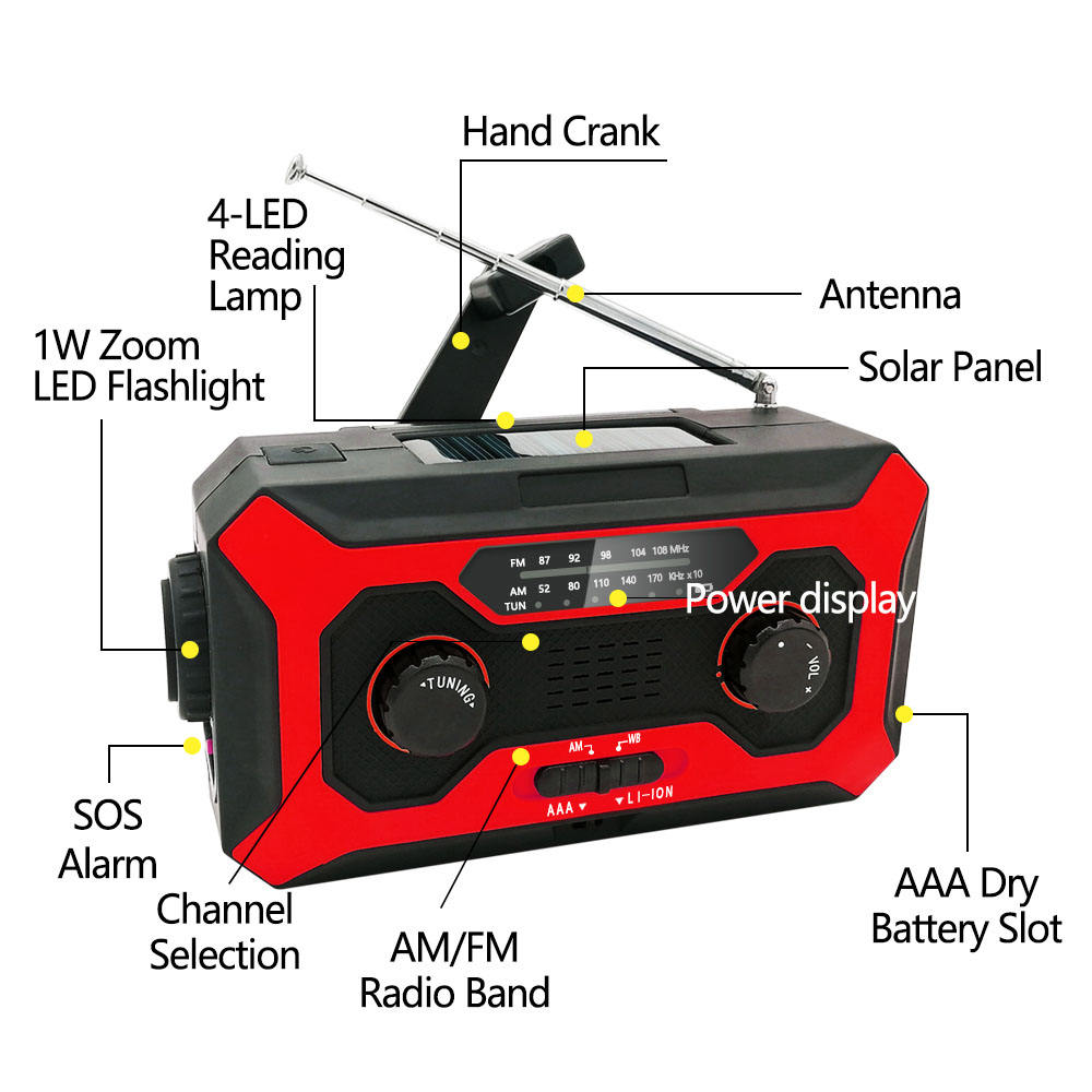 IR-452 Versatile Solar Radio for Weather Emergencies