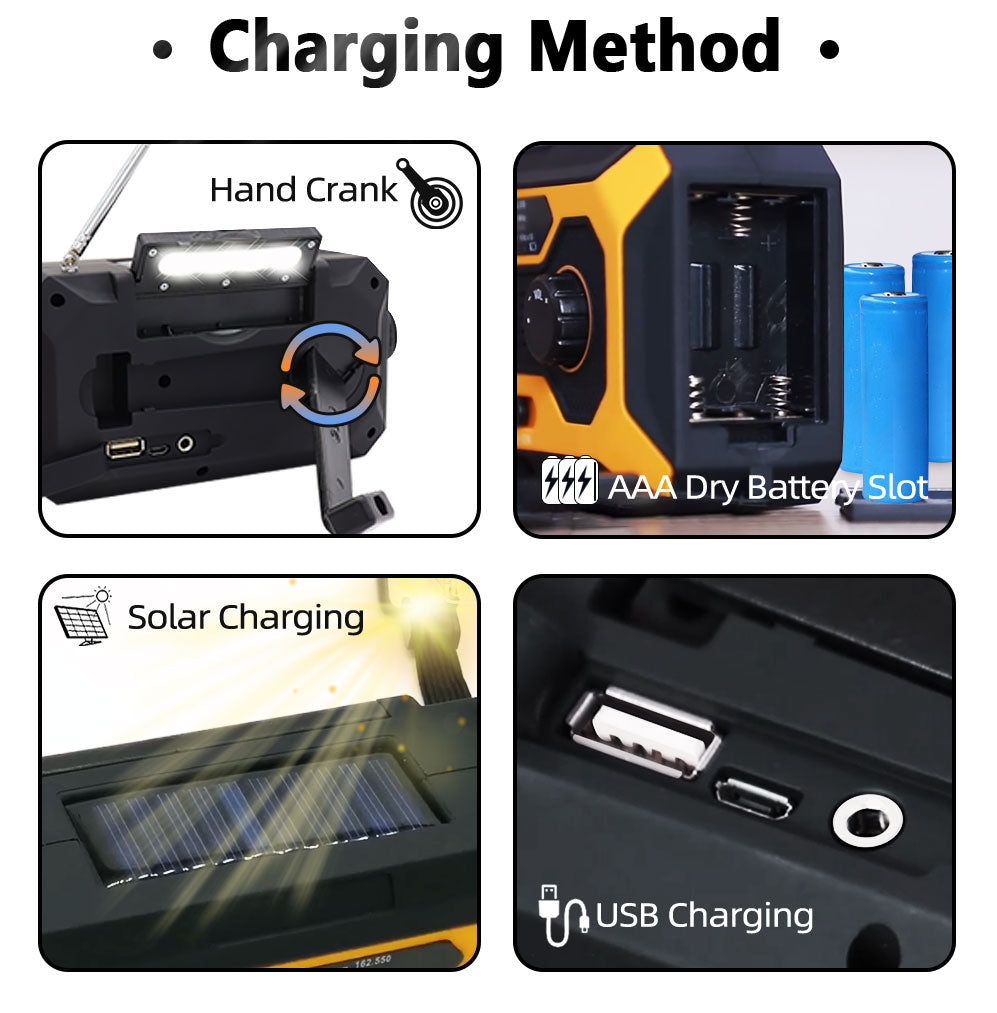 IR-452 Versatile Solar Radio for Weather Emergencies